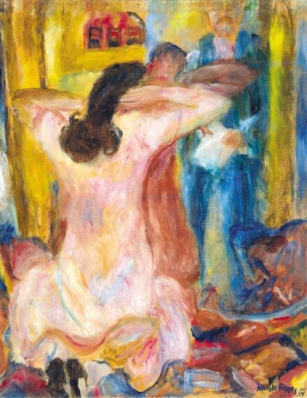 Frank Frigyes (1890-1976) Fésülködő, 1937
