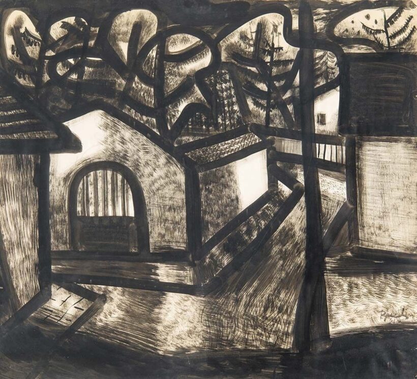 Bene Géza (1900-1960) Szentendre, 1940