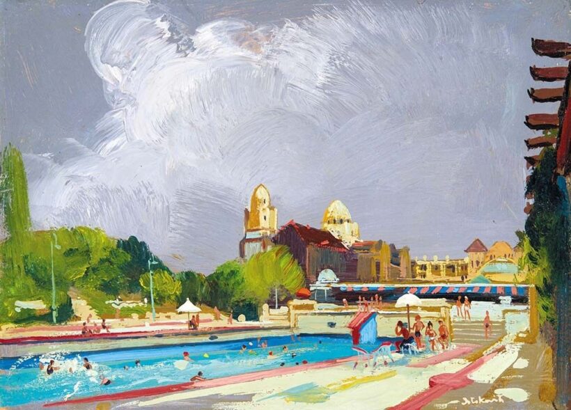 Istókovits Kálmán (1898-1990) Gellért fürdő