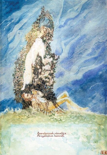 Nagy Sándor (1869-1950) Szerelmesek rózsafája