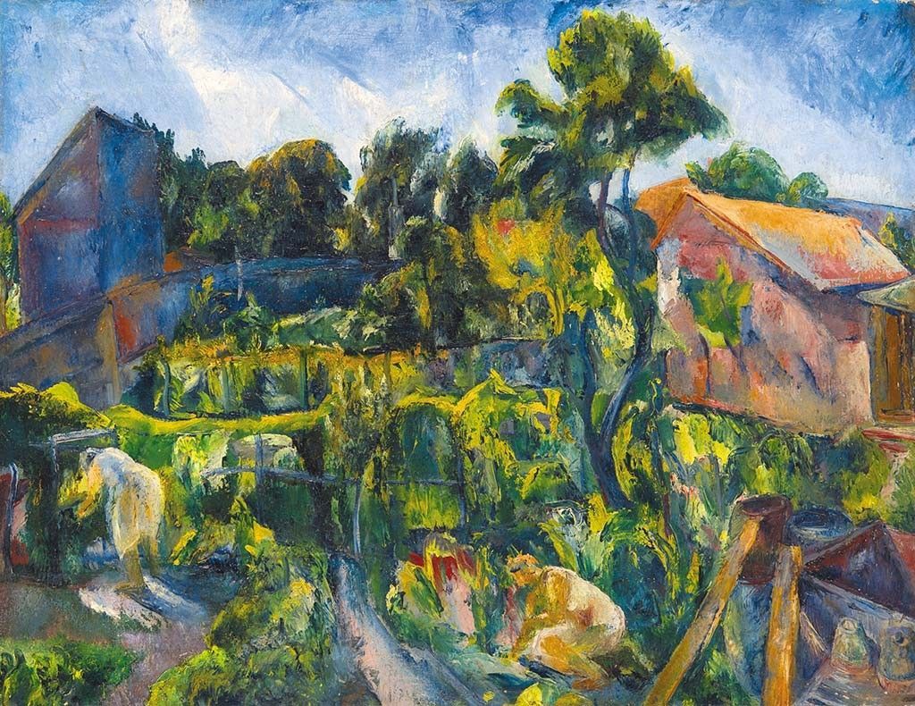Paizs Goebel Jenő (1899-1944) Kertben, 1927 körül