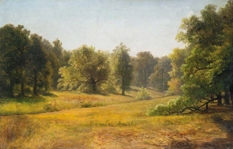 Telepy Károly (1828-1906)  Parkrészlet