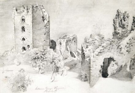 Mészöly Géza (1844-1887) Salamon torony Visegrádon