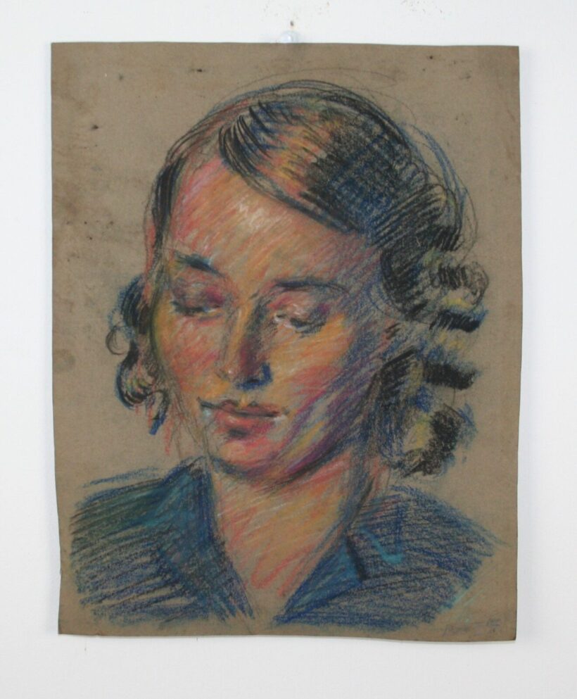 Chován Lóránt(1913-2007):Női portré