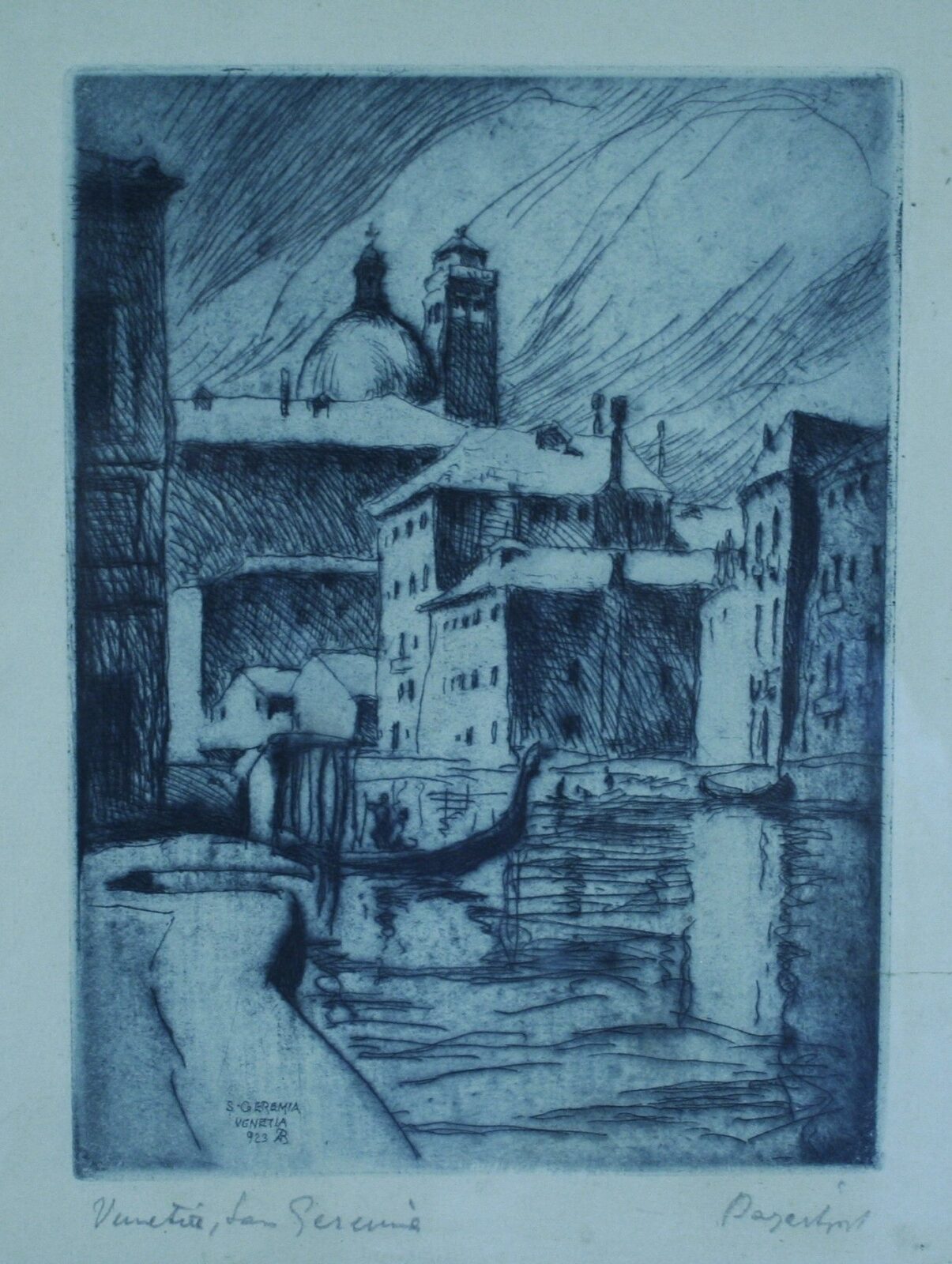 Bojor ( Bayer) Ágost(1892-1958):Venezia S. Geremia