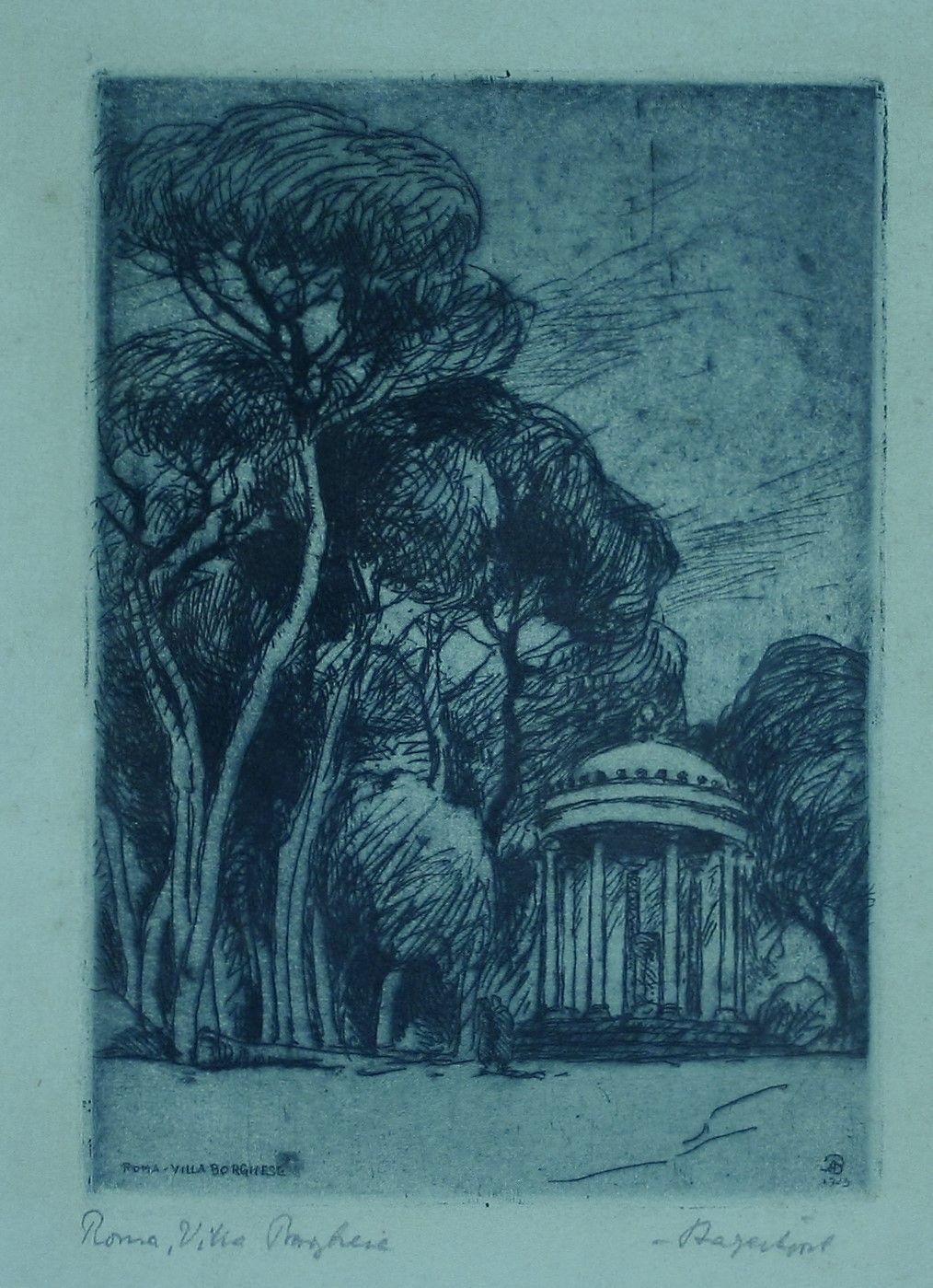 Bojor ( Bayer) Ágost(1892-1958):Roma-Villa Borhese