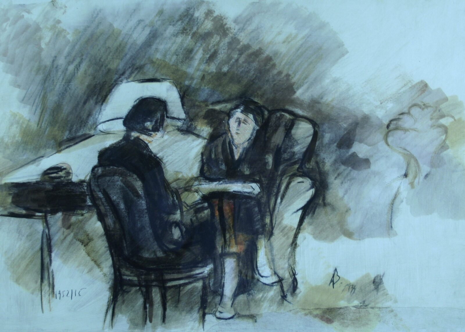 Bojor ( Bayer) Ágost(1892-1958):Beszélgetők