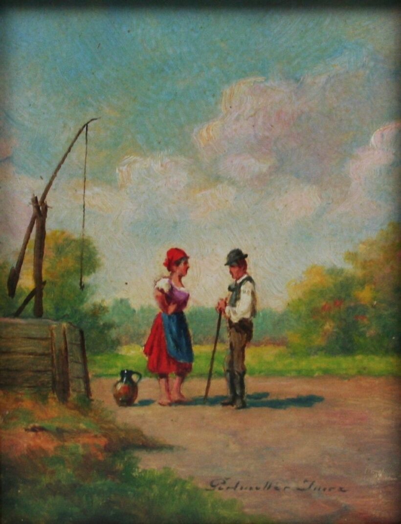 Perlmutter Imre(1870-1935):Beszélgetők