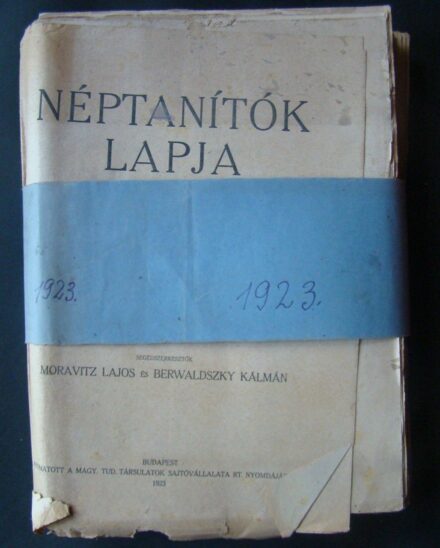46-1625 1923 Néptanítók lapja / Teljes év