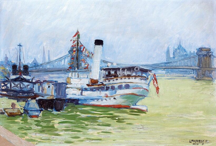Lakatos Artúr:Sétahajó a Duna-parton, 1920