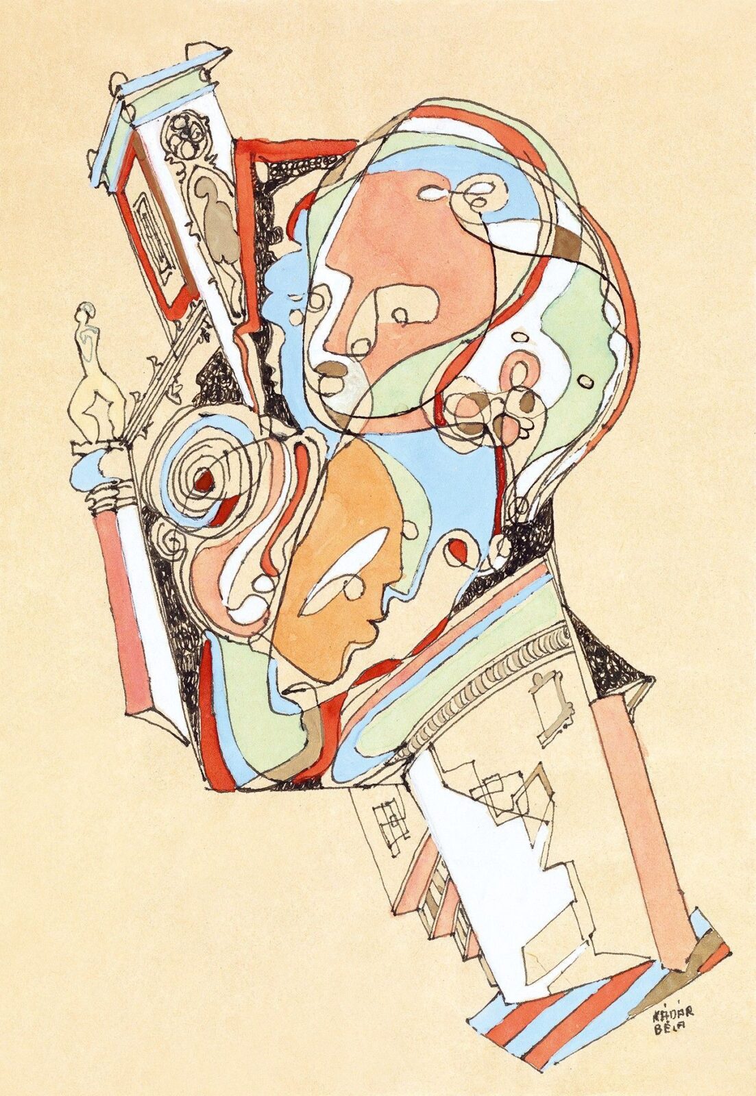 Kádár Béla:Városi figurák