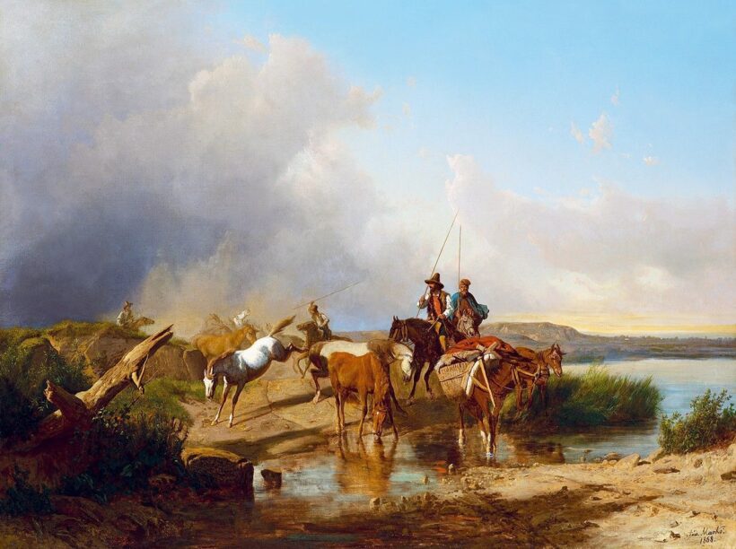 Markó András:Olasz táj, 1868