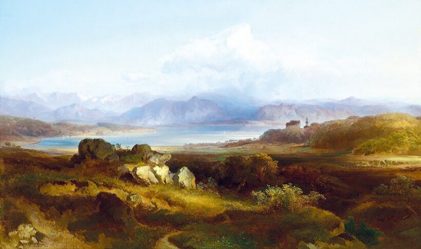 Brodszky Sándor:Kilátás a tóra, 1870