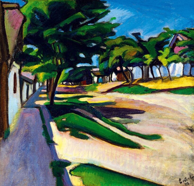 Erős Andor:Kecskeméti utca, 1913