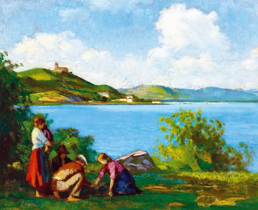 Balla Béla:Tihanyi részlet (Balaton)