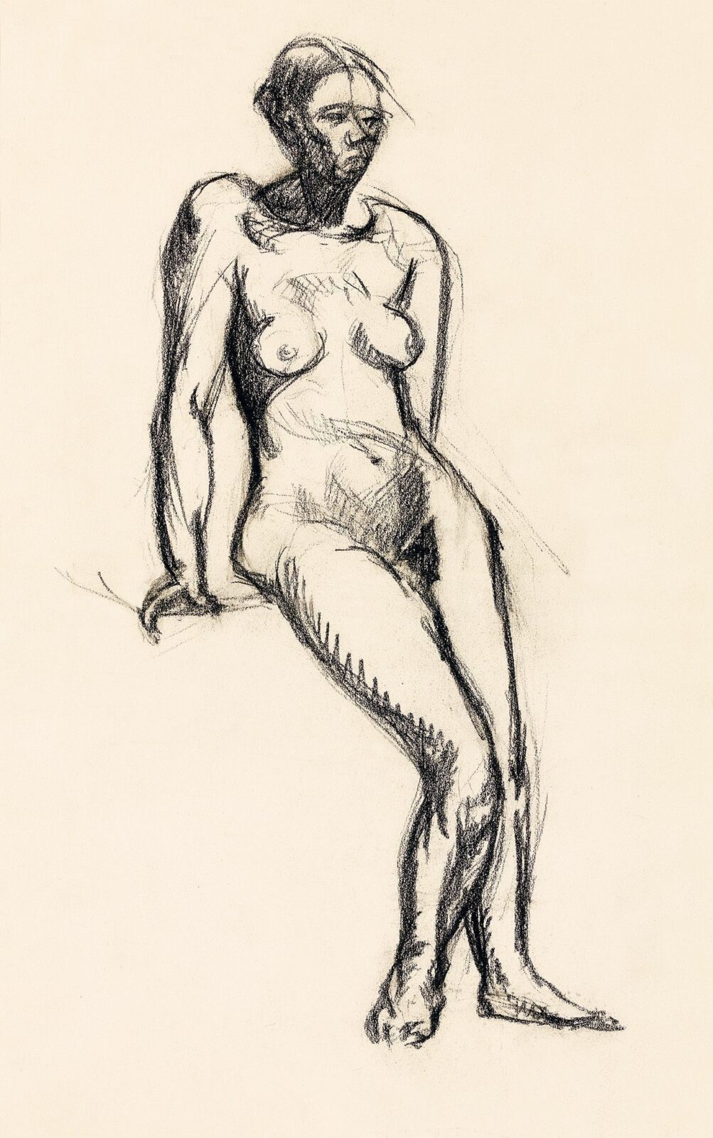 Tihanyi Lajos:Női akt, 1910 körül