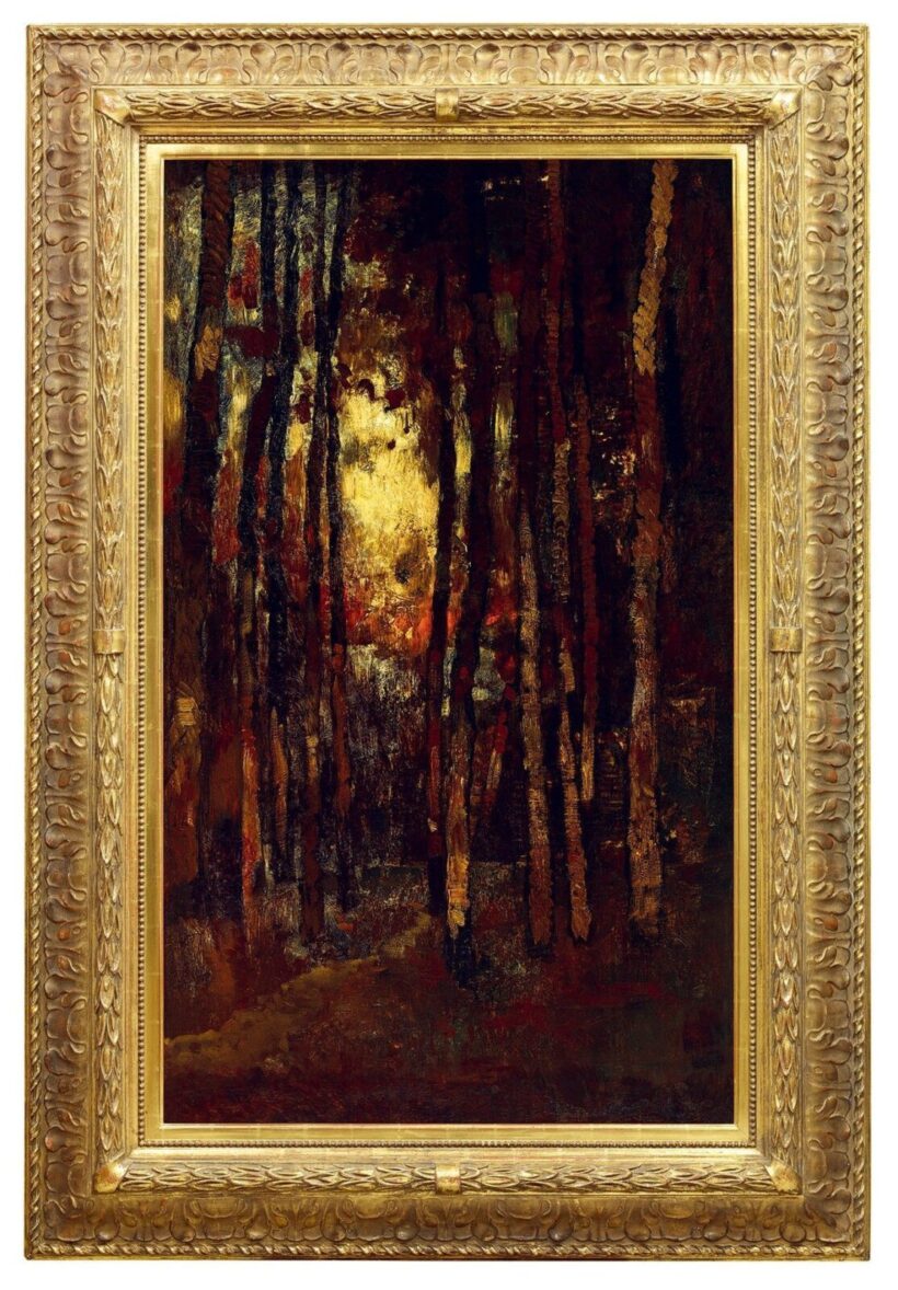 Paál László:Naplemente az erdőben (Tavaszi este Aaperwaldban), 1871 - Image 3