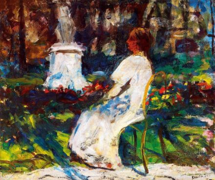 Koszta József:Parkban, 1910-es évek
