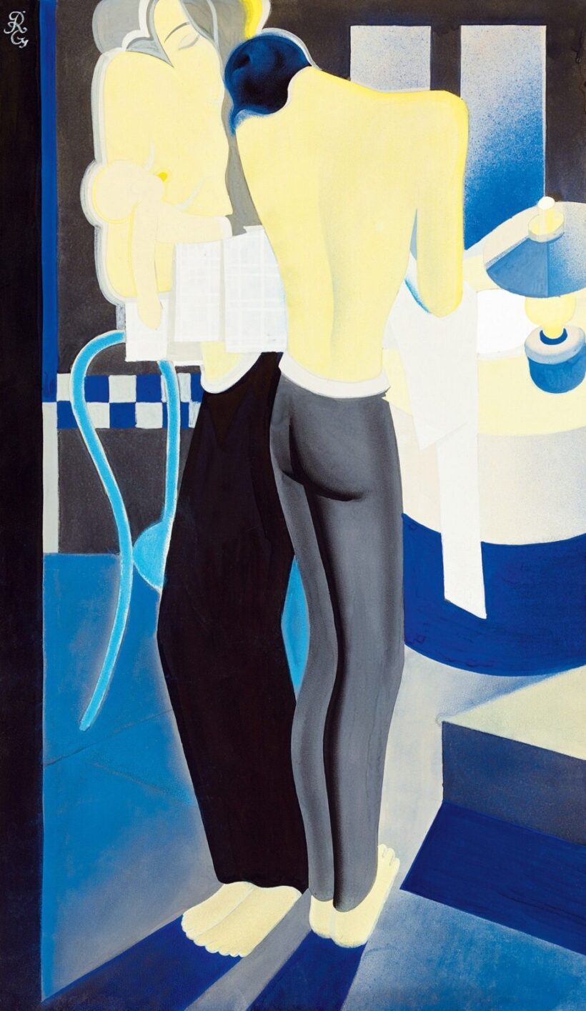 Richter Gyula (működött a két világháború között):Reggel (Art deco jelenet)