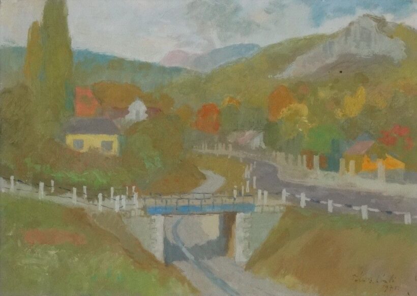 Tóth B. László (1906–1982): Csobánka, 1971