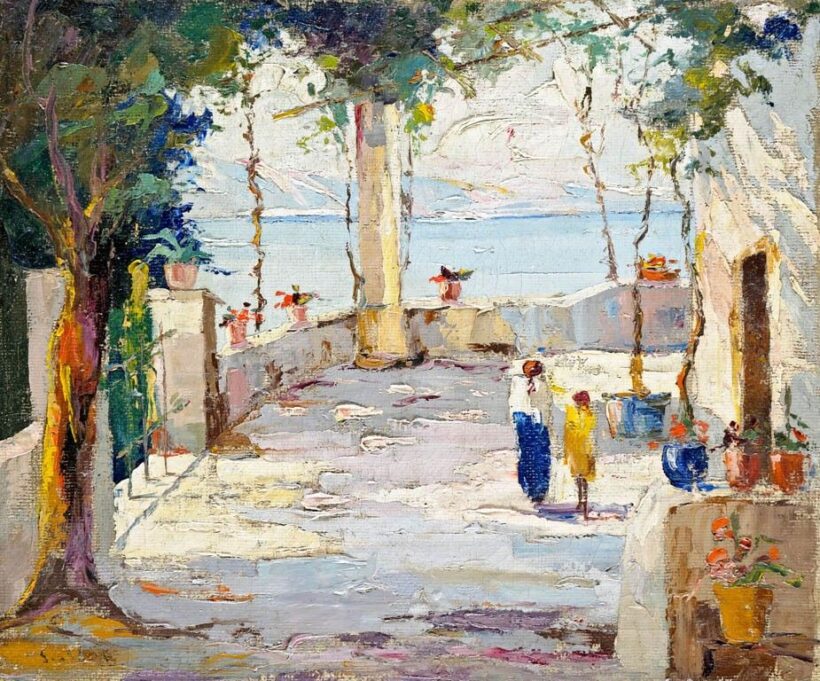 Magyar festő, 20. sz. eleje : Mediterrán kikötő