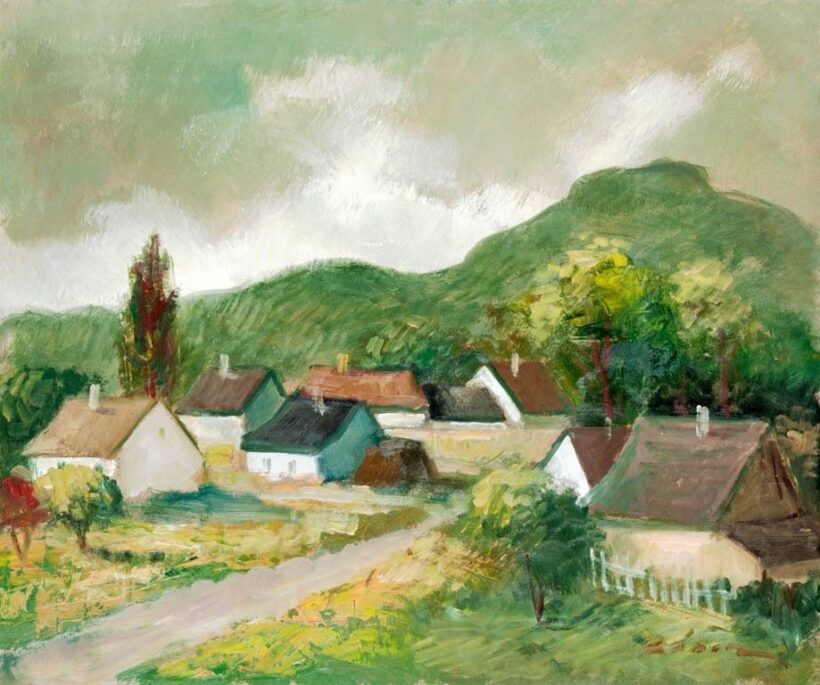 Gádor Emil (1911-1998): Falu széle