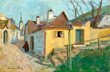 Zórád Géza (1896 -1959): Tabáni részlet