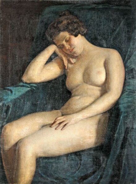 Vidovszky Béla (1883-1973): Pihenő akt