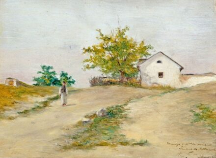 Szikszay Ferenc (1871-1908): Faluszéle, 1893