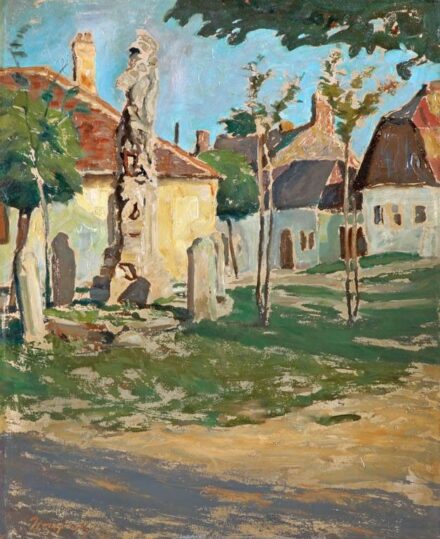Hornyánszky jelzéssel : Utcarészlet, 1921