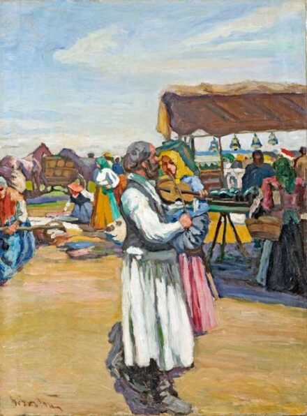 Béli Vörös Ernő (1882-1922): Piaci jelenet