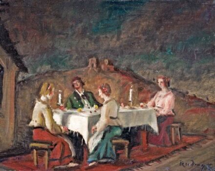 Rudnay Gyula (1878-1957): Asztaltársaság