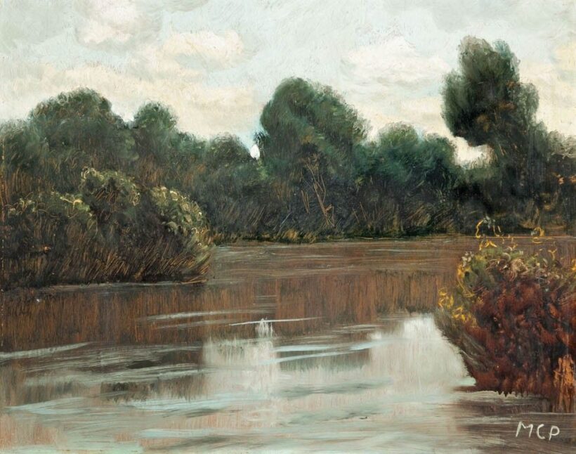Molnár C. Pál (1894-1984): Folyópart