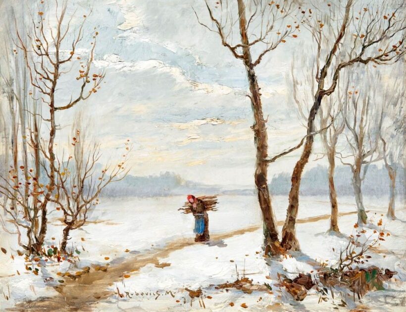 Rubovics Márk (1867-1947): Rőzseszedő