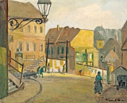 Klimó István (1883-1961): Városrészlet