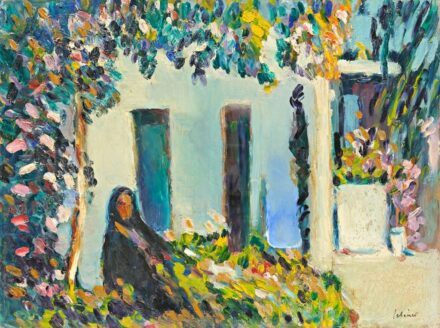 Schéner Mihály (1923-2009): Mediterrán lugasban