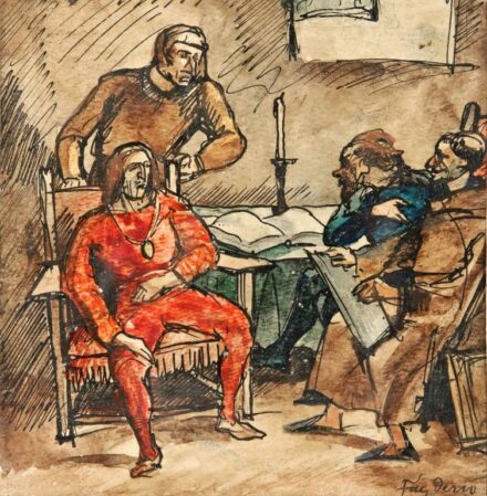 Fáy Dezső (1888-1954): Lorenzo di Medici disputája a velencei követtel