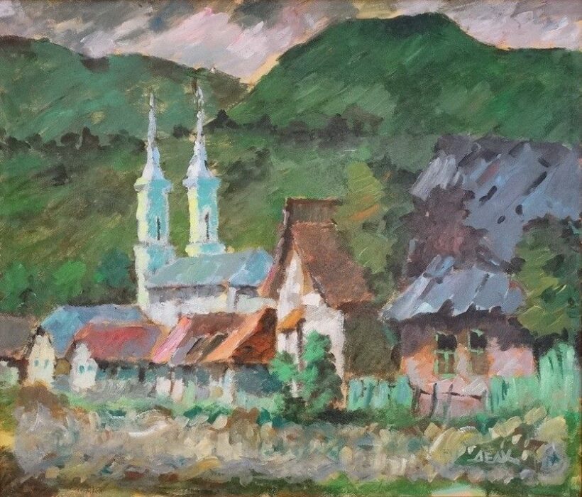 Deák János (1928): Nagybányai táj