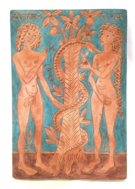 Kovács Margit (1902-1977): Ádám és Éva, 1943