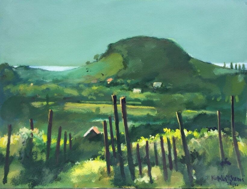 Kovács Tamás Vilmos (1951): "Királyasszony szoknyája"(Szigliget), 2014