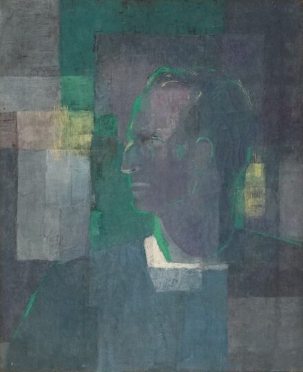 Ney, Lancelot (1900 - 1965): Férfi fehér gallérral
