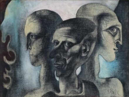 Szász Endre (1926 - 2003): Hárman, 1977