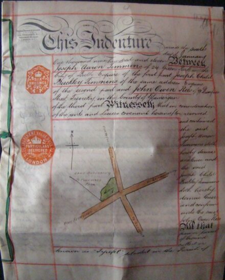 47-1216 1911 Birtokeladási szerződés