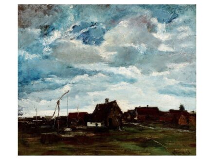 Barcsay Jenő: Faluvége (1924)