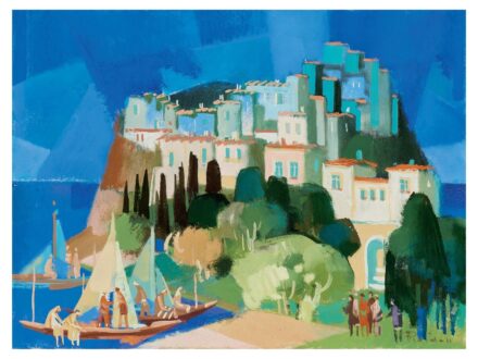 Pleidell János: Amalfi látképe