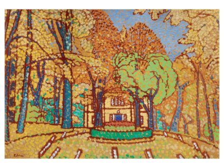 Rippl-Rónai József: A Róma-villa ősszel (1914 körül)