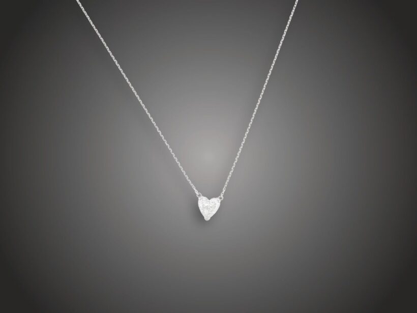Nyakék, 585 au, 1 bril. 1,59 ct, 2,7 g