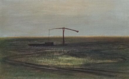 Kurucz D.István (1914 - 1996): Gémeskút, 1974