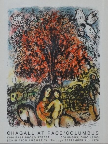 Marc, Chagall (1887-1985): Kiállítási plakát, 1976