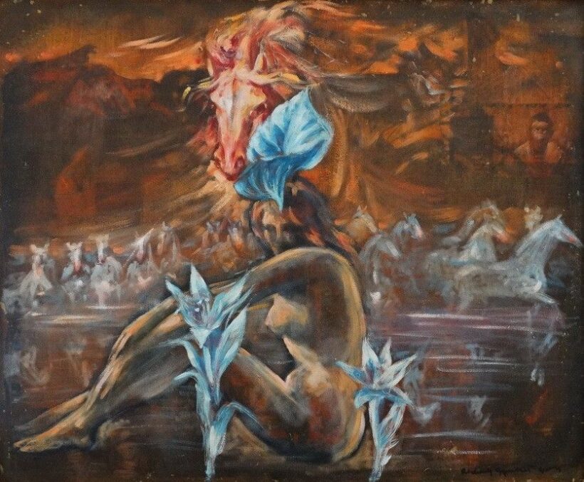 Rádóczy Gyarmathy Gábor (1943): Szürke ménes